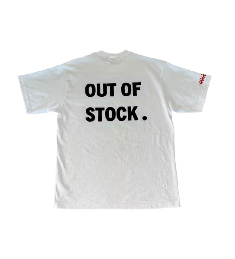White OOS Tee Black