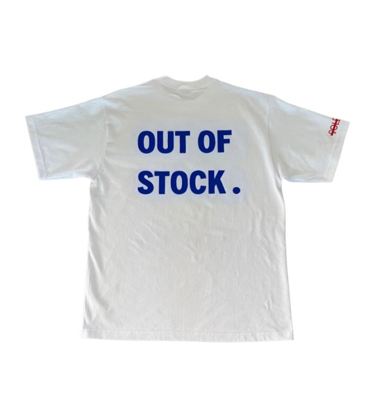 White OOS Tee Royal