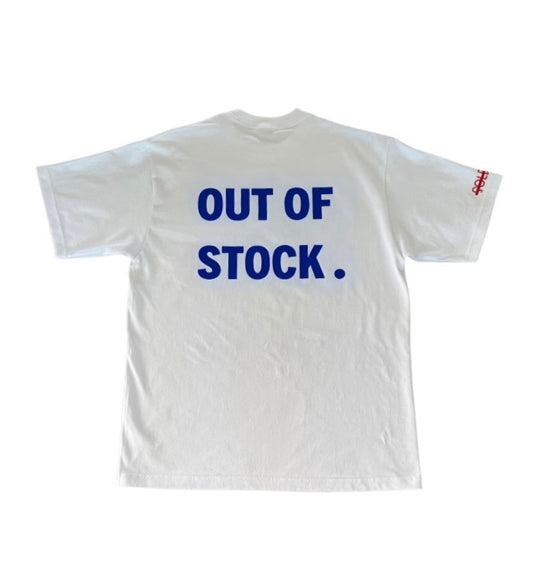 White OOS Tee Royal
